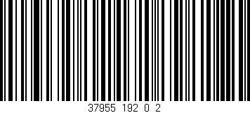 Código de barras (EAN, GTIN, SKU, ISBN): '37955_192_0_2'