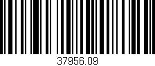 Código de barras (EAN, GTIN, SKU, ISBN): '37956.09'