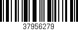 Código de barras (EAN, GTIN, SKU, ISBN): '37956279'