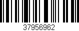 Código de barras (EAN, GTIN, SKU, ISBN): '37956962'
