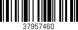 Código de barras (EAN, GTIN, SKU, ISBN): '37957460'