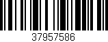 Código de barras (EAN, GTIN, SKU, ISBN): '37957586'