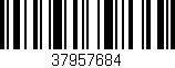 Código de barras (EAN, GTIN, SKU, ISBN): '37957684'