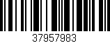 Código de barras (EAN, GTIN, SKU, ISBN): '37957983'