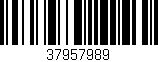 Código de barras (EAN, GTIN, SKU, ISBN): '37957989'