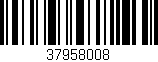 Código de barras (EAN, GTIN, SKU, ISBN): '37958008'