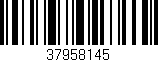 Código de barras (EAN, GTIN, SKU, ISBN): '37958145'