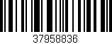 Código de barras (EAN, GTIN, SKU, ISBN): '37958836'