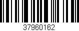 Código de barras (EAN, GTIN, SKU, ISBN): '37960162'