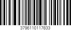Código de barras (EAN, GTIN, SKU, ISBN): '3796110117833'