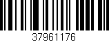 Código de barras (EAN, GTIN, SKU, ISBN): '37961176'