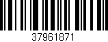 Código de barras (EAN, GTIN, SKU, ISBN): '37961871'