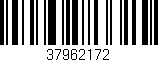 Código de barras (EAN, GTIN, SKU, ISBN): '37962172'