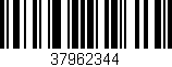 Código de barras (EAN, GTIN, SKU, ISBN): '37962344'