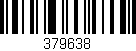 Código de barras (EAN, GTIN, SKU, ISBN): '379638'
