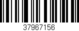 Código de barras (EAN, GTIN, SKU, ISBN): '37967156'