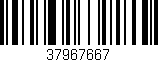 Código de barras (EAN, GTIN, SKU, ISBN): '37967667'