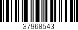 Código de barras (EAN, GTIN, SKU, ISBN): '37968543'