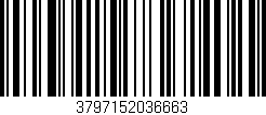 Código de barras (EAN, GTIN, SKU, ISBN): '3797152036663'