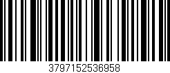 Código de barras (EAN, GTIN, SKU, ISBN): '3797152536958'