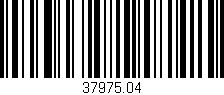 Código de barras (EAN, GTIN, SKU, ISBN): '37975.04'