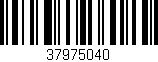 Código de barras (EAN, GTIN, SKU, ISBN): '37975040'