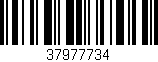 Código de barras (EAN, GTIN, SKU, ISBN): '37977734'