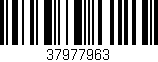 Código de barras (EAN, GTIN, SKU, ISBN): '37977963'