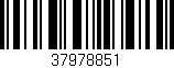 Código de barras (EAN, GTIN, SKU, ISBN): '37978851'