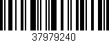 Código de barras (EAN, GTIN, SKU, ISBN): '37979240'