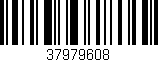 Código de barras (EAN, GTIN, SKU, ISBN): '37979608'