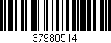 Código de barras (EAN, GTIN, SKU, ISBN): '37980514'