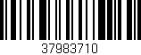 Código de barras (EAN, GTIN, SKU, ISBN): '37983710'
