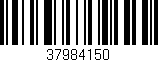 Código de barras (EAN, GTIN, SKU, ISBN): '37984150'