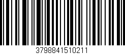 Código de barras (EAN, GTIN, SKU, ISBN): '3798841510211'