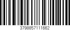 Código de barras (EAN, GTIN, SKU, ISBN): '3798857111662'