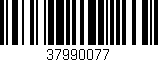 Código de barras (EAN, GTIN, SKU, ISBN): '37990077'