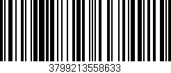 Código de barras (EAN, GTIN, SKU, ISBN): '3799213558633'