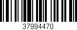 Código de barras (EAN, GTIN, SKU, ISBN): '37994470'