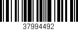Código de barras (EAN, GTIN, SKU, ISBN): '37994492'