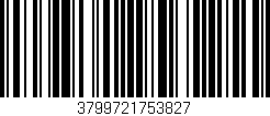 Código de barras (EAN, GTIN, SKU, ISBN): '3799721753827'