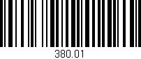 Código de barras (EAN, GTIN, SKU, ISBN): '380.01'