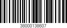 Código de barras (EAN, GTIN, SKU, ISBN): '38000138607'