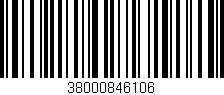 Código de barras (EAN, GTIN, SKU, ISBN): '38000846106'