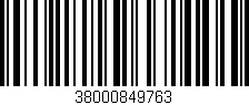 Código de barras (EAN, GTIN, SKU, ISBN): '38000849763'