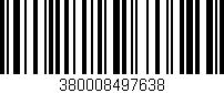 Código de barras (EAN, GTIN, SKU, ISBN): '380008497638'