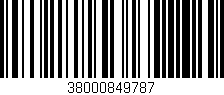 Código de barras (EAN, GTIN, SKU, ISBN): '38000849787'