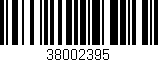 Código de barras (EAN, GTIN, SKU, ISBN): '38002395'