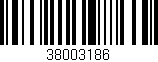 Código de barras (EAN, GTIN, SKU, ISBN): '38003186'