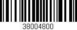Código de barras (EAN, GTIN, SKU, ISBN): '38004800'